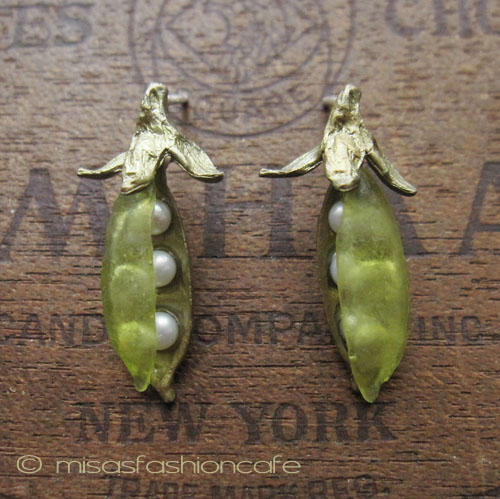 （画像用） マイケルミショー ピアス 真珠えんどう豆　再販