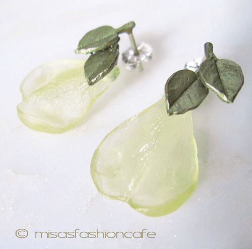 （画像用） マイケルミショー ピアス 　ローズの花びら