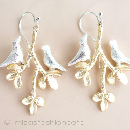 （画像用） マイケルミショー再販 鳥　ピアスorイヤリング