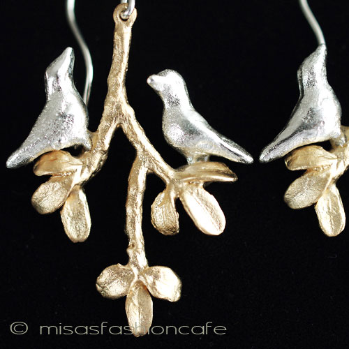 （画像用） マイケルミショー再販 鳥　ピアスorイヤリング