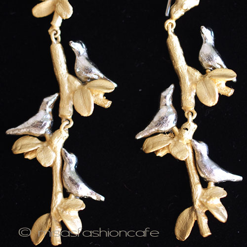 （画像用） マイケルミショー　24Kgp 鳥 ピアス　または　クリップ