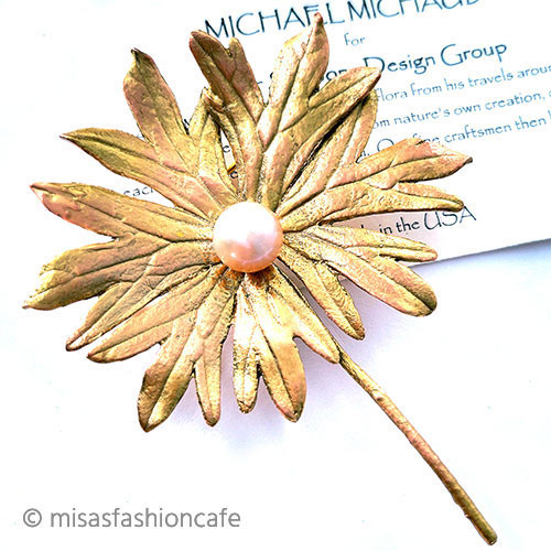 （画像用） マイケルミショー　 真珠　ゼラニウムの花