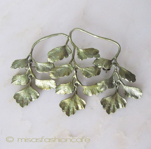 （画像用） マイケルミショー ブローチ 　アジアンタム