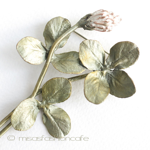 （画像用） マイケルミショーブローチ 幸運のクローバー再販！