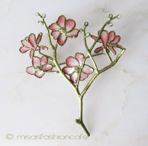 （画像用） マイケルミショー ブローチ 　モクレン・マグノリア