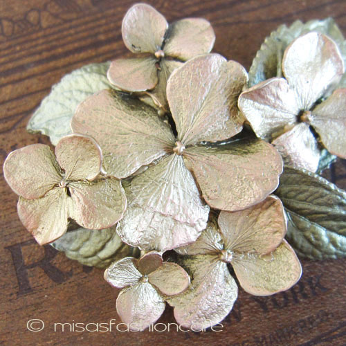 （画像用） マイケルミショー　再販！ あじさい　ブローチ