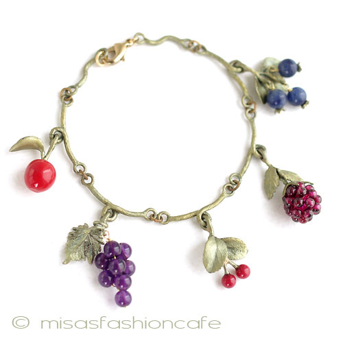 （画像用） Ｍｉｃｈａｕｄ　ブレスレット 天然石　フルーツ