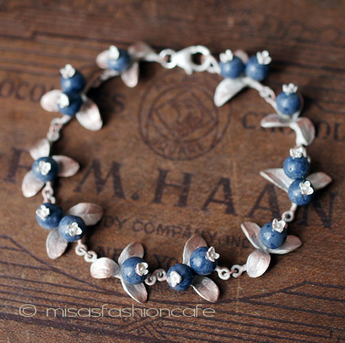 （画像用） マイケルミショー ブレスレット Sterling ブルーベリー