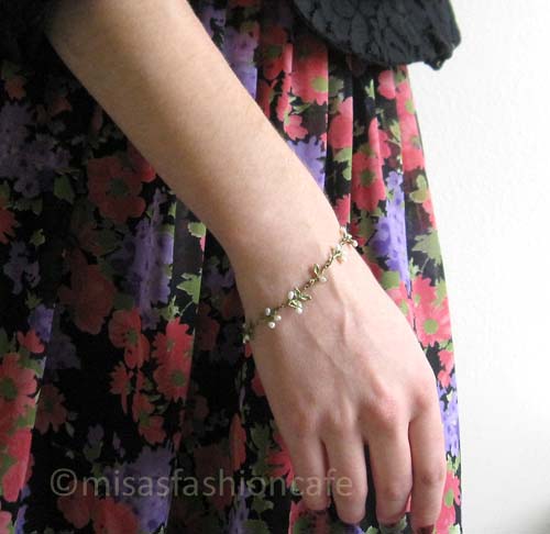 （画像用） マイケルミショー　再販！ カロライナ真珠ブレス