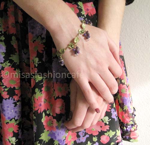 （画像用） Michaud ブレスレット アメジスト葡萄