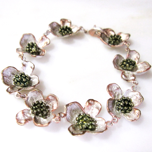 （画像用） Ｍｉｃｈａｕｄ　ブレスレット ハナミズキのお花