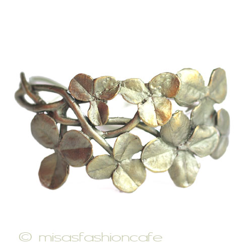 （画像用） マイケルミショー　再販！ 幸運のクローバーバングル