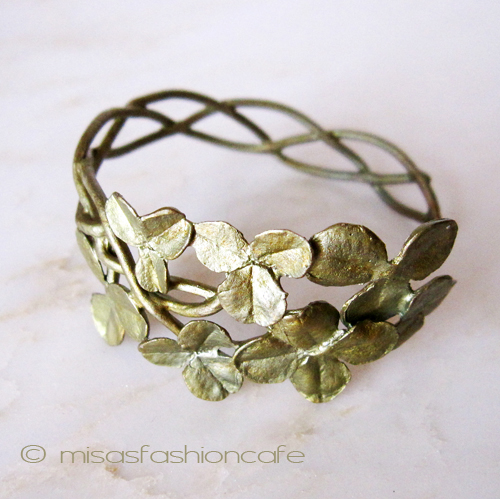 （画像用） マイケルミショー　再販！ 幸運のクローバーバングル