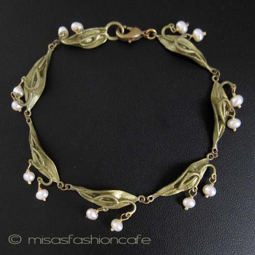 （画像用） Michaud ブレスレット 　真珠のすずらん