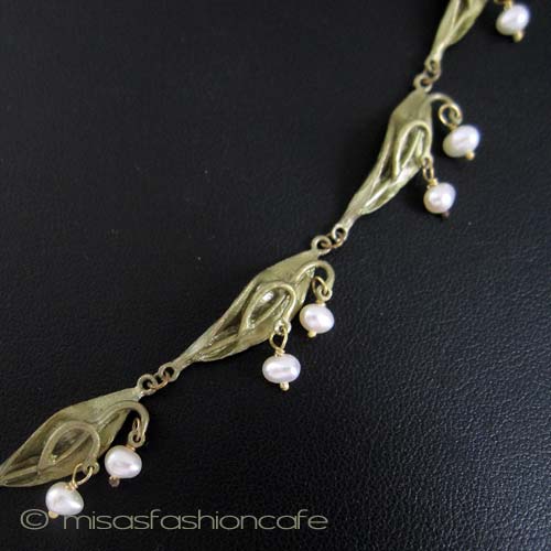 （画像用） Michaud ブレスレット 　真珠のすずらん