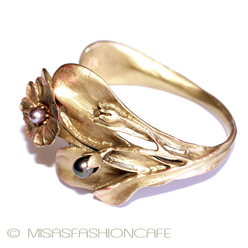 （画像用） マイケルミショー　再販 真珠の花　バングル