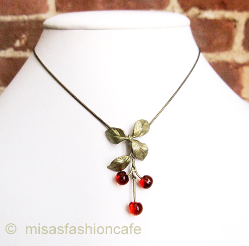 （画像用） マイケル ミショー再販！ チェリー ネックレス