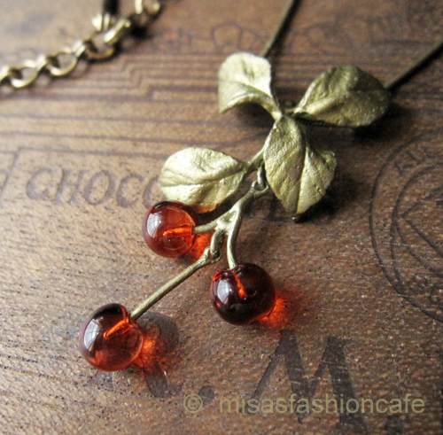 （画像用） マイケル ミショー再販！ チェリー ネックレス