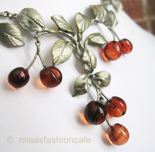 （画像用） マイケルミショー ネックレス Morello チェリー