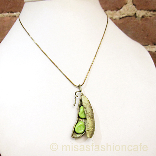 （画像用） マイケルミショー ネックレス 枝豆・えだまめ