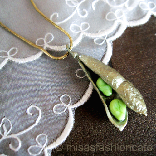 （画像用） マイケルミショー ネックレス 枝豆・えだまめ 再販！