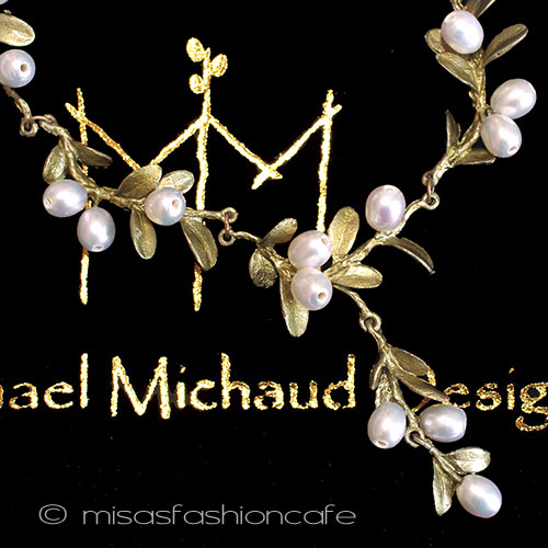 （画像用） マイケルミショー　再販！ 真珠の蕾み　ネックレス