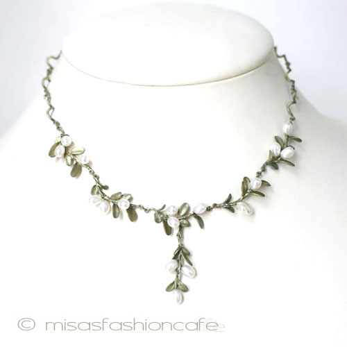 （画像用） マイケルミショー　再販！ 真珠の蕾み　ネックレス