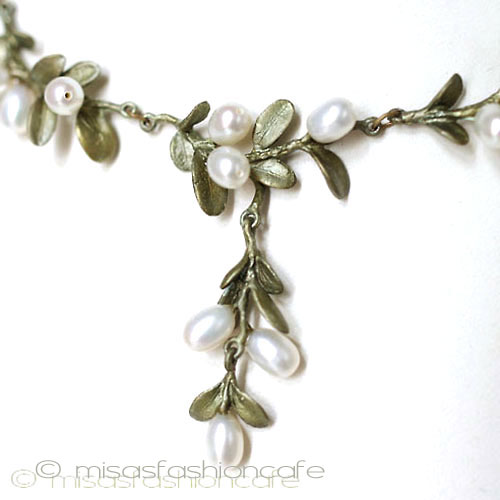 （画像用） マイケルミショー　再販！ 真珠の蕾み　ネックレス