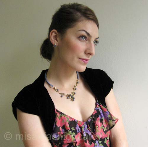 （画像用） マイケル・ミショー　再販！ ブルーベリー・ネックレス