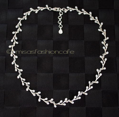 （画像用） Michaud ネックレス 真珠 シルバー銀製