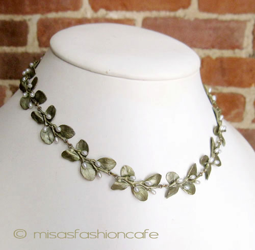 （画像用） マイケルミショー ネックレス 真珠　アイリッシュ