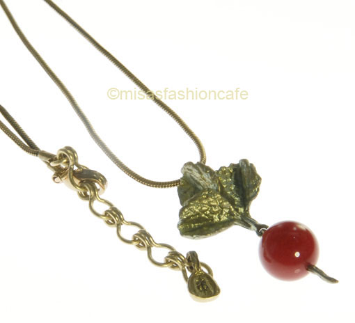 （画像用） Michaud ネックレス　 赤かぶ