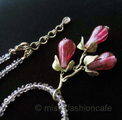 （画像用） Michaud ネックレス 洋梨ペアーフルーツ