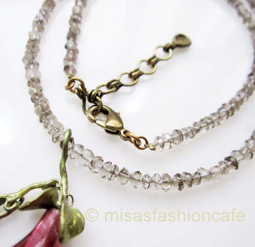 （画像用） Michaud ネックレス 洋梨ペアーフルーツ