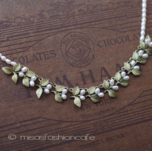 （画像用） マイケルミショー 　再販！ 真珠の花　ネックレス