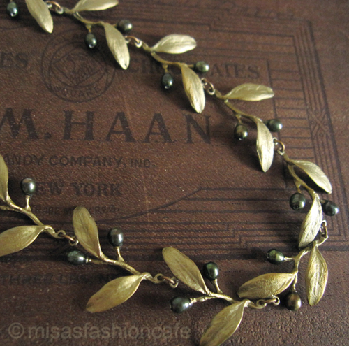 （画像用） Michaud ネックレス 再販！ 真珠のオリーブ