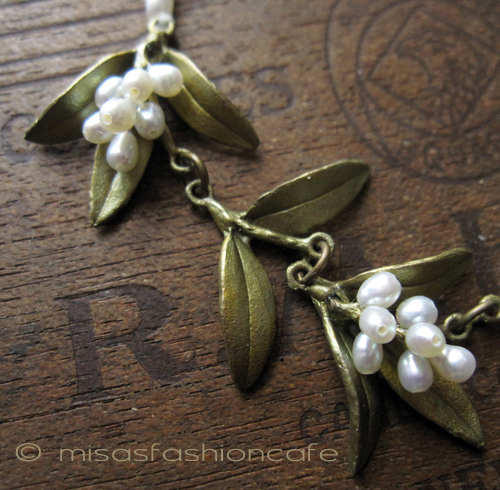 （画像用） マイケルミショー 再販！ 真珠の花　ネックレス