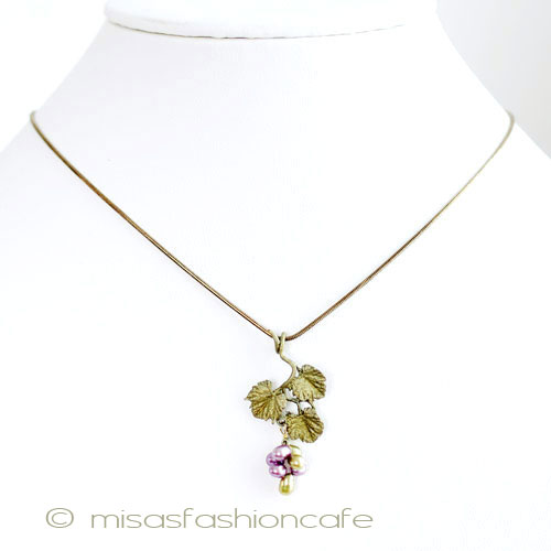 （画像用） マイケル ミショー 真珠の葡萄ネックレス 　