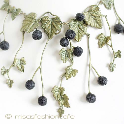 （画像用） Michaudネックレス再販　 天然石カシスの実