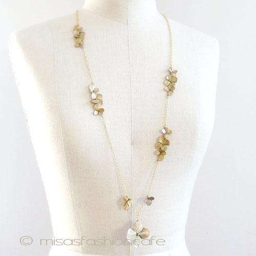 （画像用） マイケルミショー再販！ あじさい　ネックレス