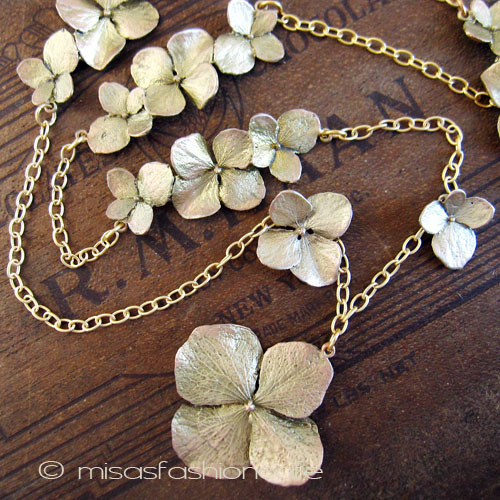 （画像用） マイケルミショー再販！ あじさい　ネックレス