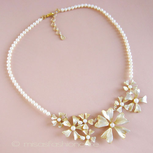 （画像用） Michaud ネックレス 真珠の花　再販！