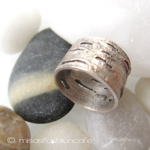 （画像用） マイケルミショー リング ピンクシルバー白樺