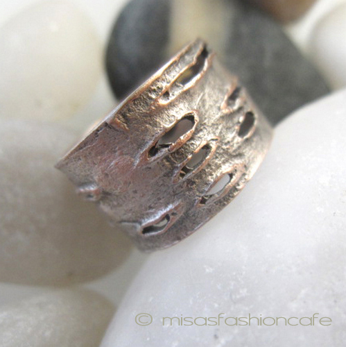 （画像用） マイケルミショー リング ピンクシルバー白樺