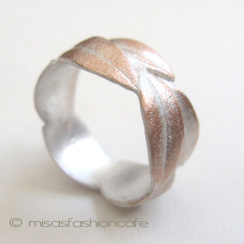 （画像用） Michaud リング 　ピンクシルバー