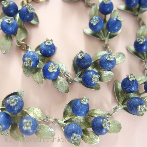 （画像用） Michaud ネックレス ブルーベリー　新作！