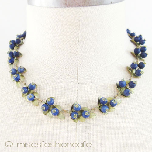 （画像用） Michaud ネックレス ブルーベリー　新作！