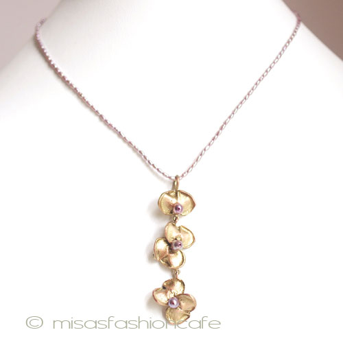 （画像用） マイケル　ミショー ヒヤシンス　ネックレス