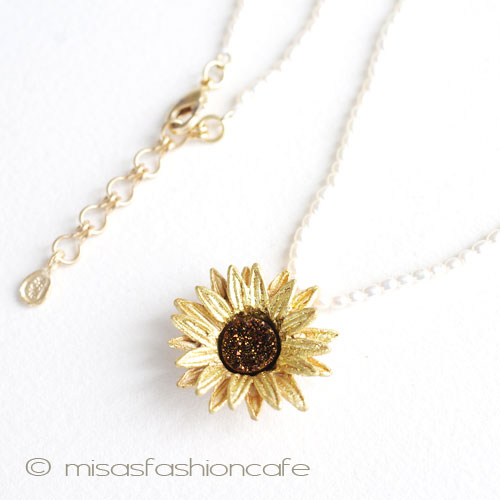 （画像用） マイケルミショー 再販！ 真珠・天然石　ひまわり