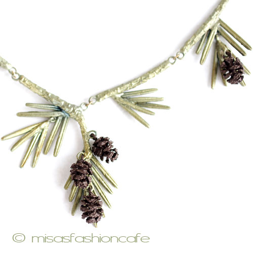 （画像用） マイケルミショー再販！ まつぼっくり　ネックレス